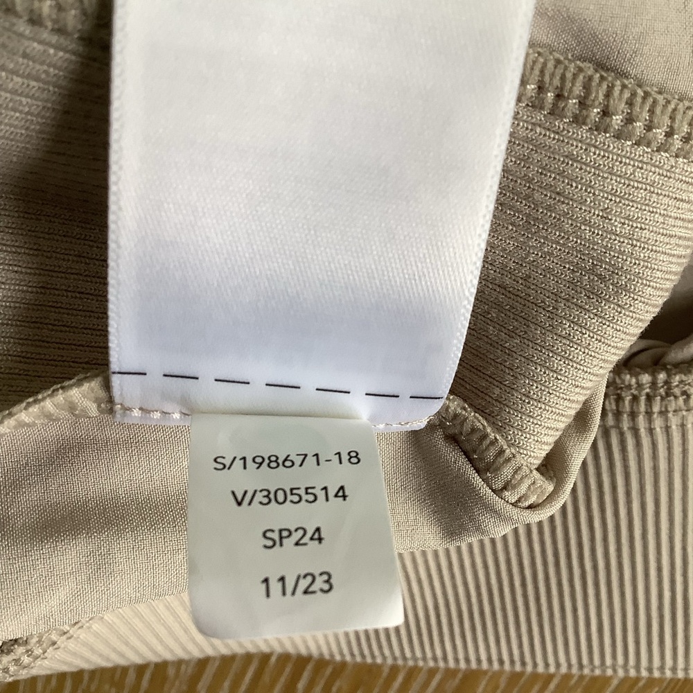 Athleta Brooklyn Mid Rise Ankle Pant Abalone Tan Size 12 - Picture 9 of 13